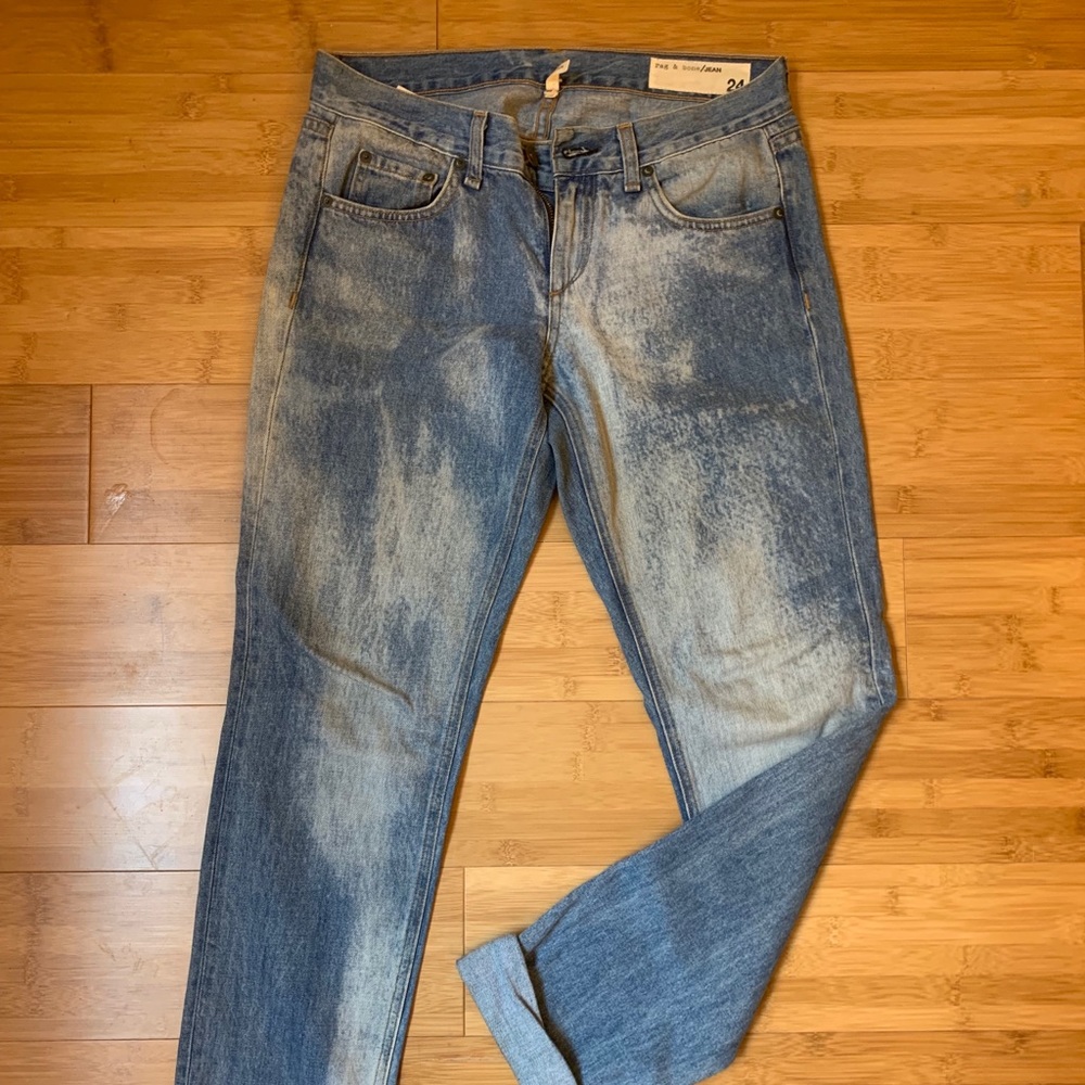 Rag + Bone boyfriend denim jeans